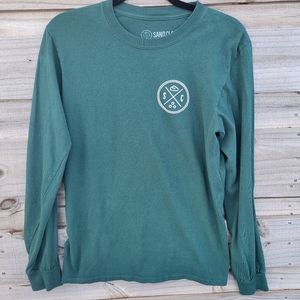 Sand Cloud Green Long Sleeve Turtle